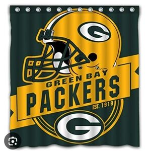 Green Bay Packers Shower Curtain - Green and Yellow